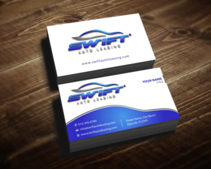 Business card design for auto leasing business | Business Card Design by Infinitive Technology