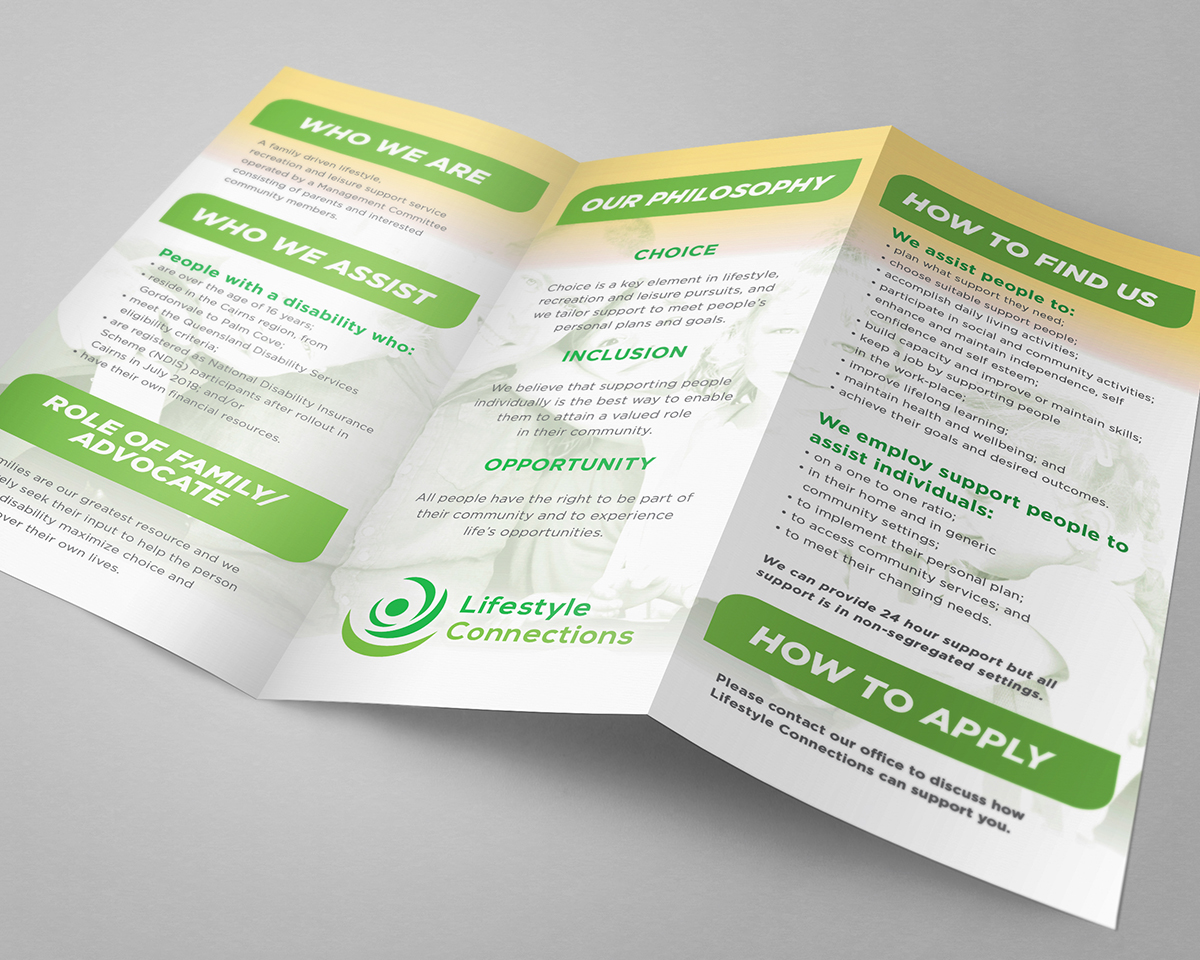 Flyer Design by Darsis for Lifestyle Connections Association Inc. | Design #15445359