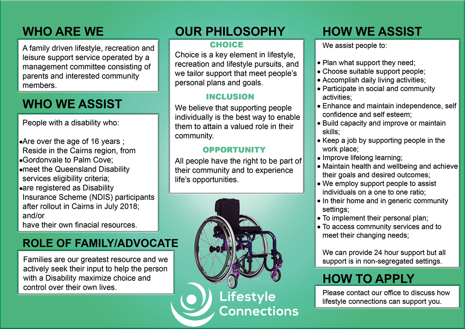 Flyer Design by MVP Designs for Lifestyle Connections Association Inc. | Design #15436578