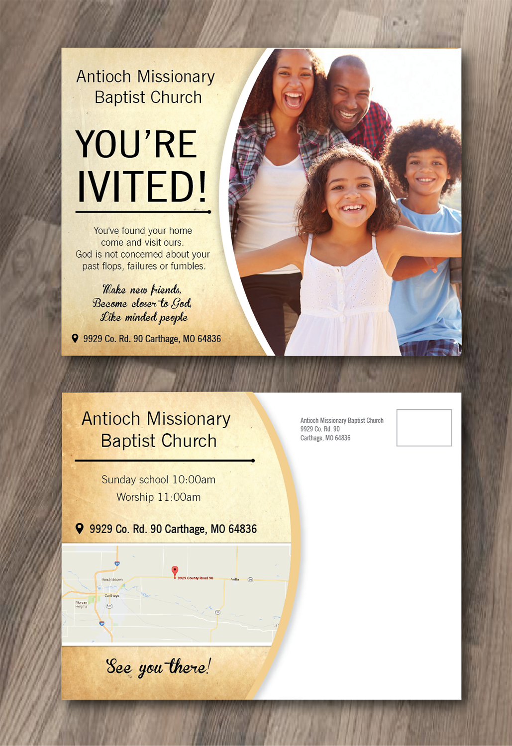 Postcard Design by alex989 for this project | Design #15419956