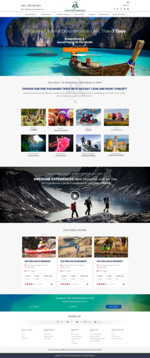 Web Design by Chikki for this project | Design: #15500101