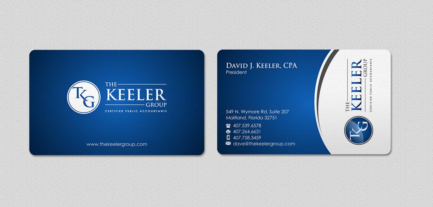 Business Card Design by INDIAN_Ashok for The Keeler Group | Design #15497082