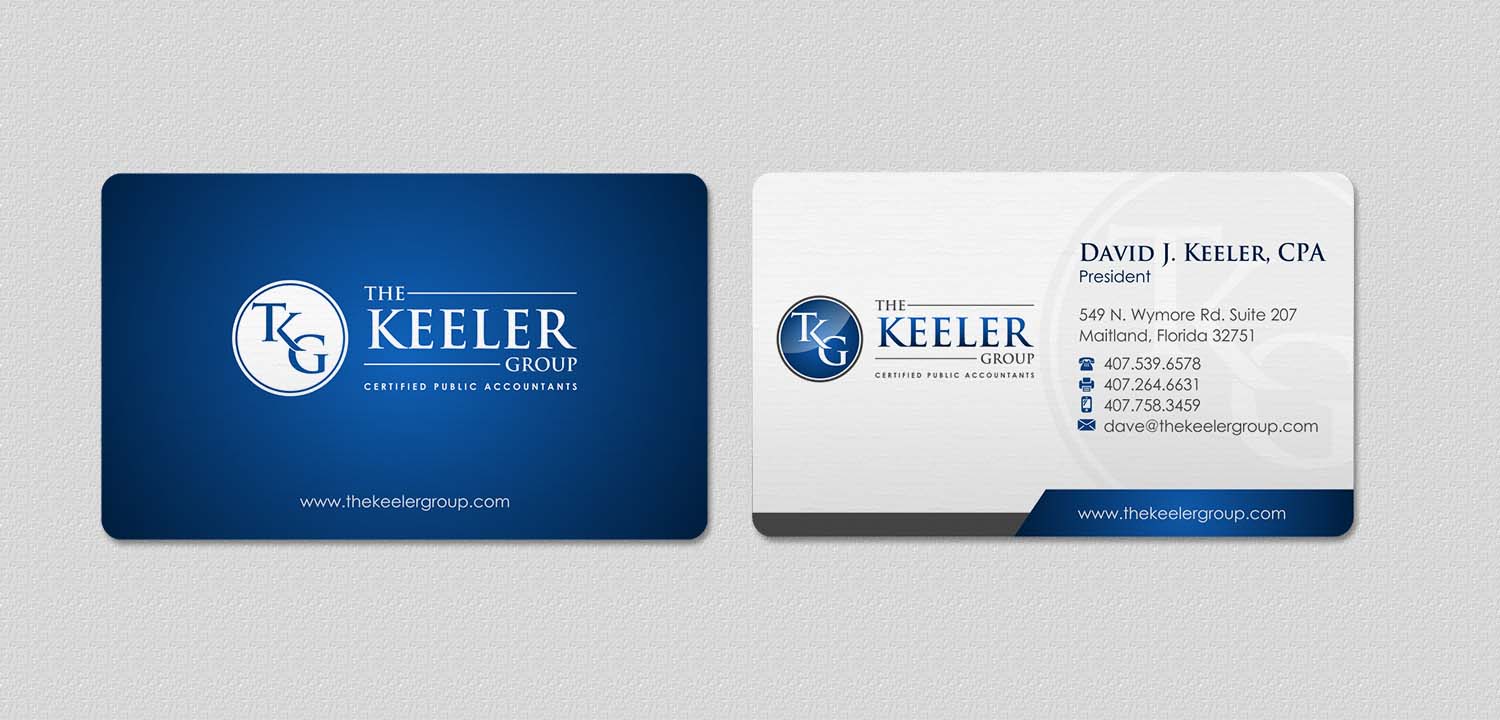 Business Card Design by INDIAN_Ashok for The Keeler Group | Design #15497084