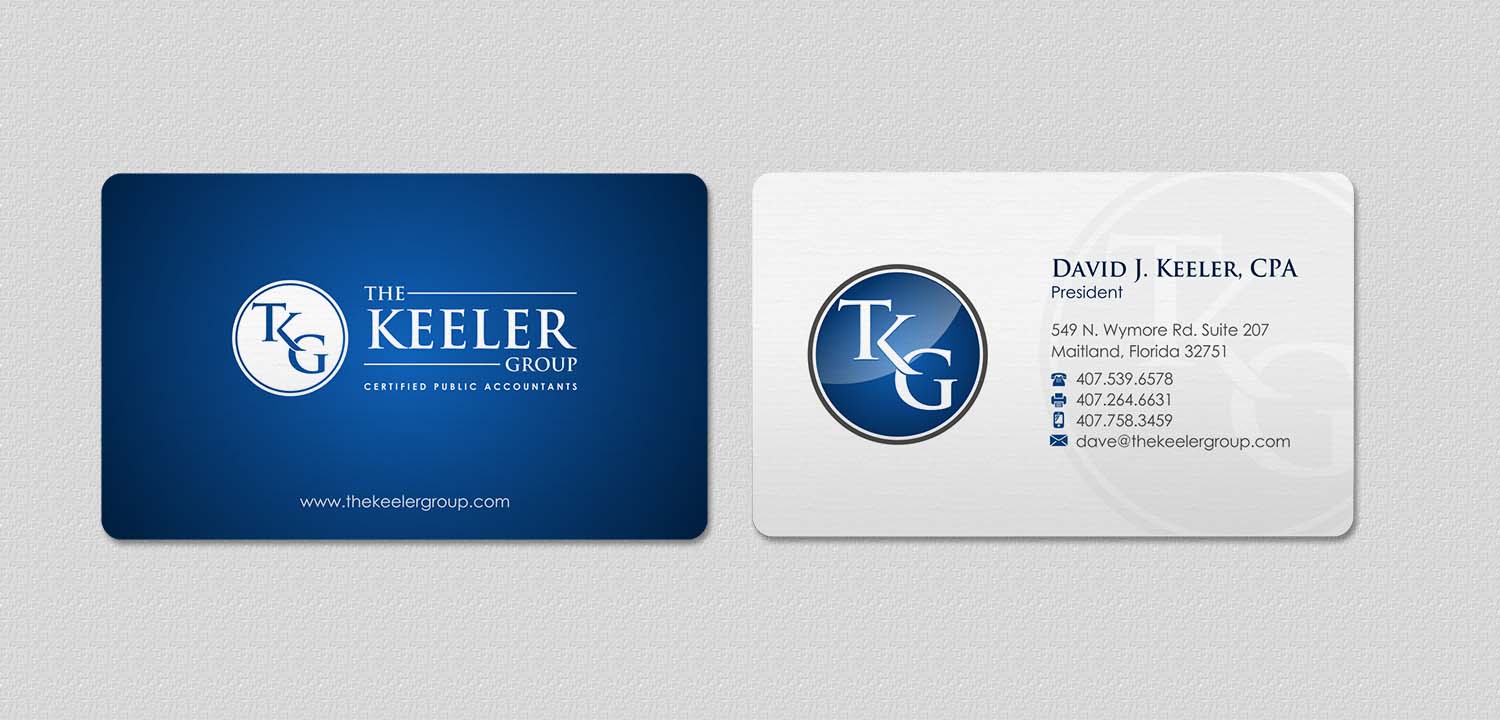 Business Card Design by INDIAN_Ashok for The Keeler Group | Design #15497086