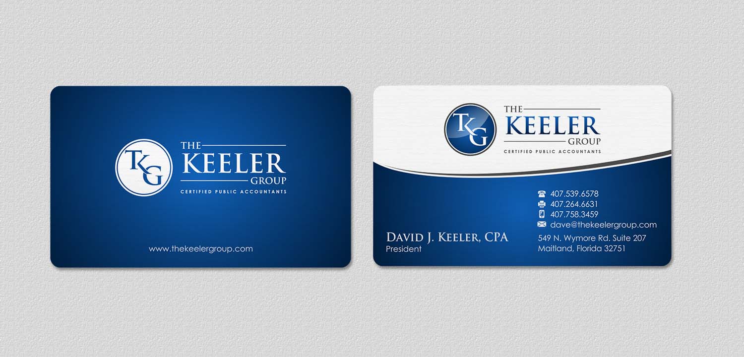 Business Card Design by INDIAN_Ashok for The Keeler Group | Design #15497096