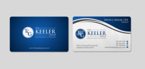 Design de Carte de Visite par INDIAN_Ashok pour The Keeler Group | Design : #15497109