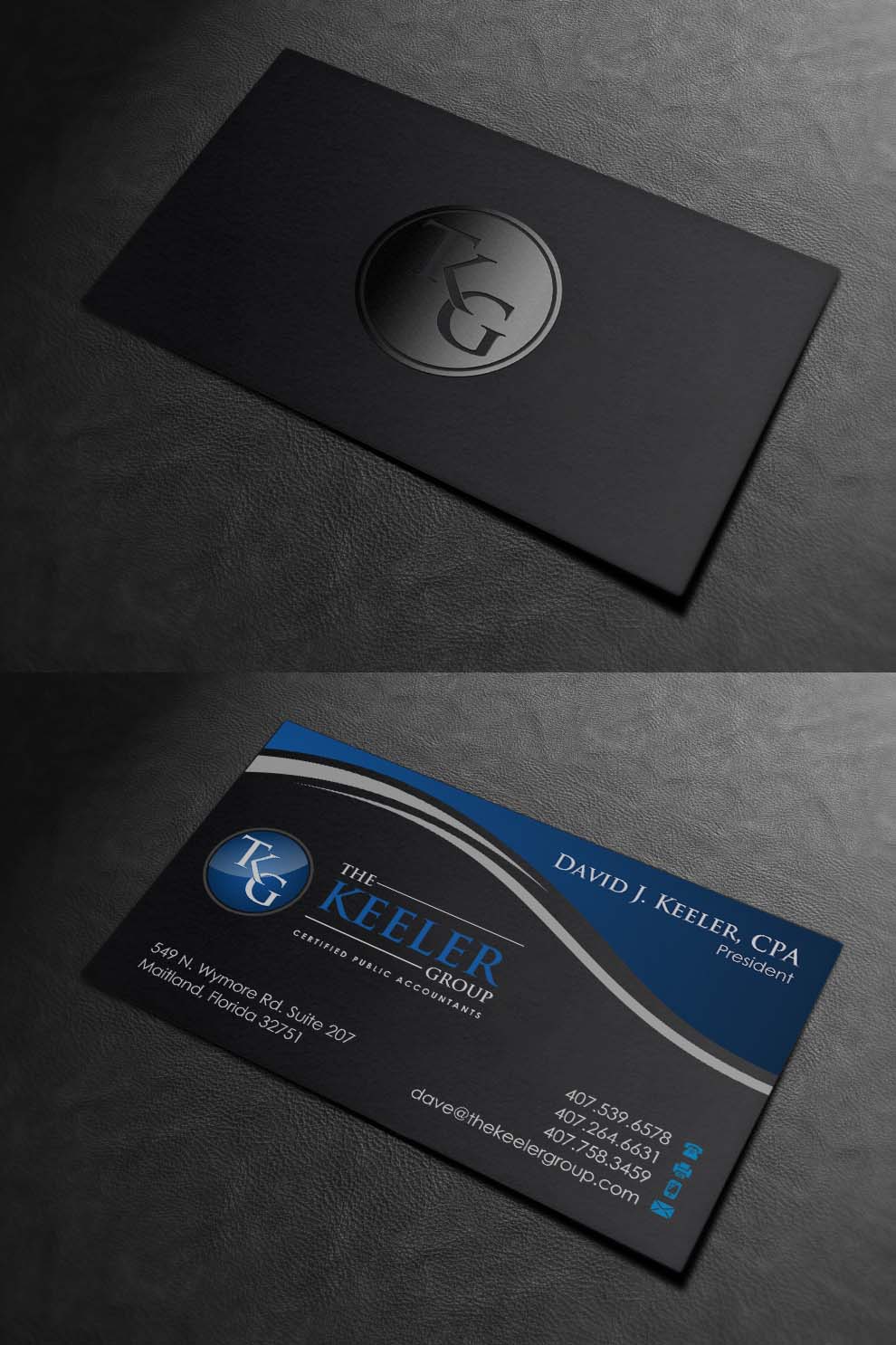 Business Card Design by INDIAN_Ashok for The Keeler Group | Design #15497115