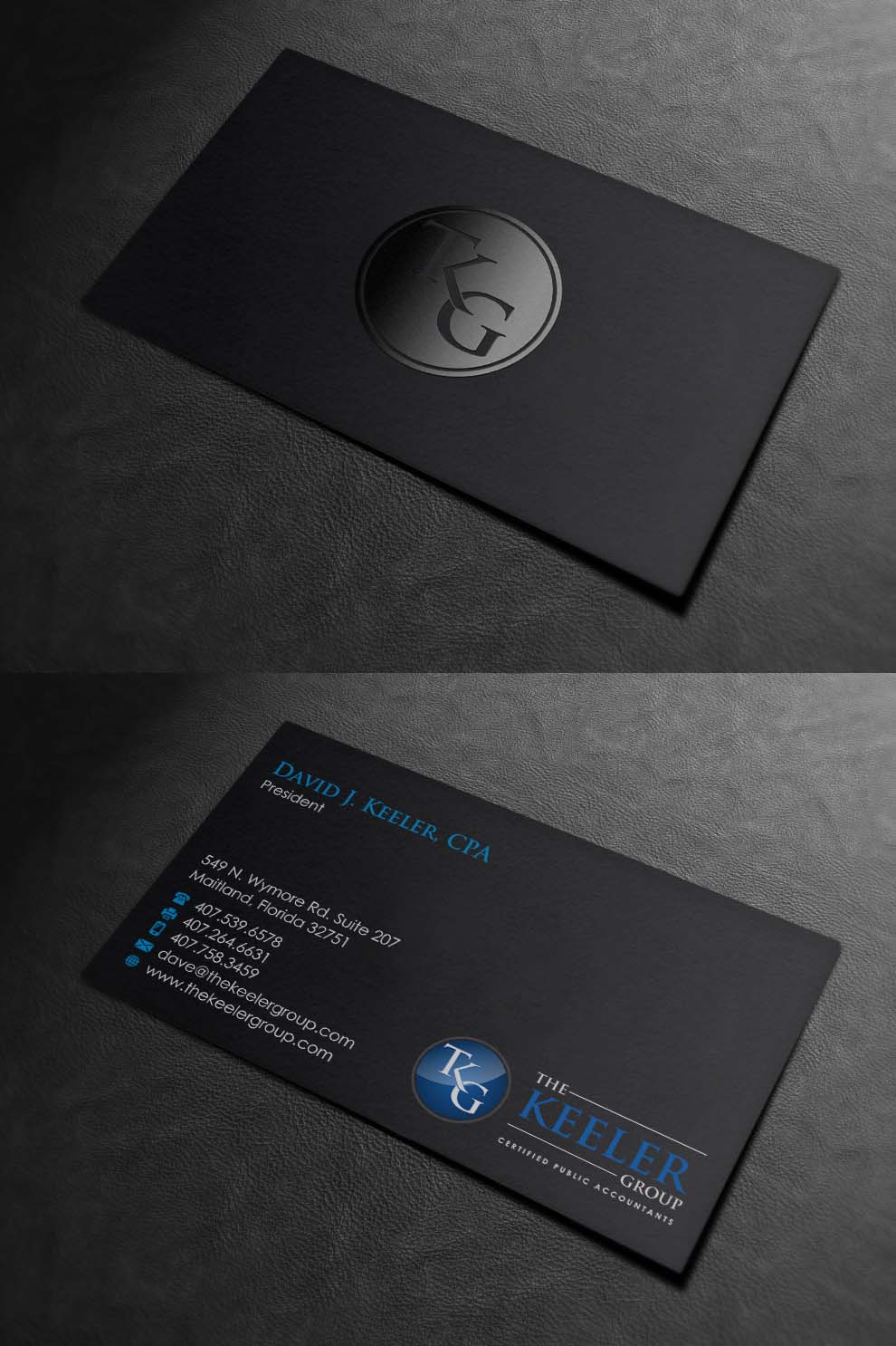 Design de Carte de Visite par INDIAN_Ashok pour The Keeler Group | Design #15497125