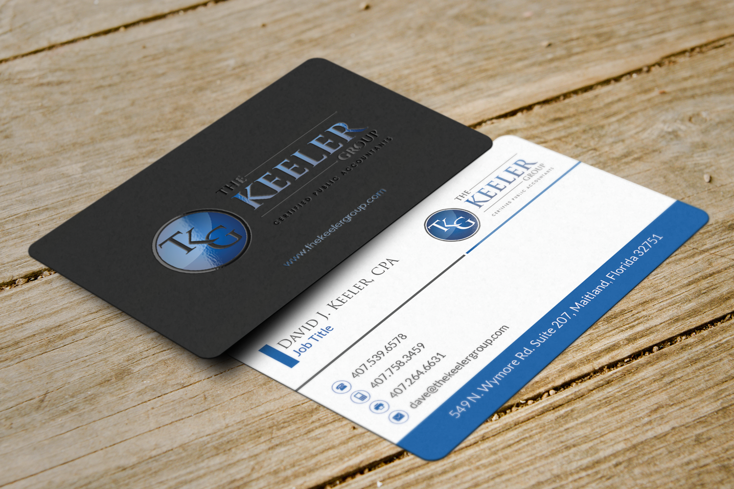 Business Card Design by Riz' for The Keeler Group | Design #15411283