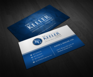 Visitenkarten-Design von Pointless Pixels India für The Keeler Group | Design: #15411259