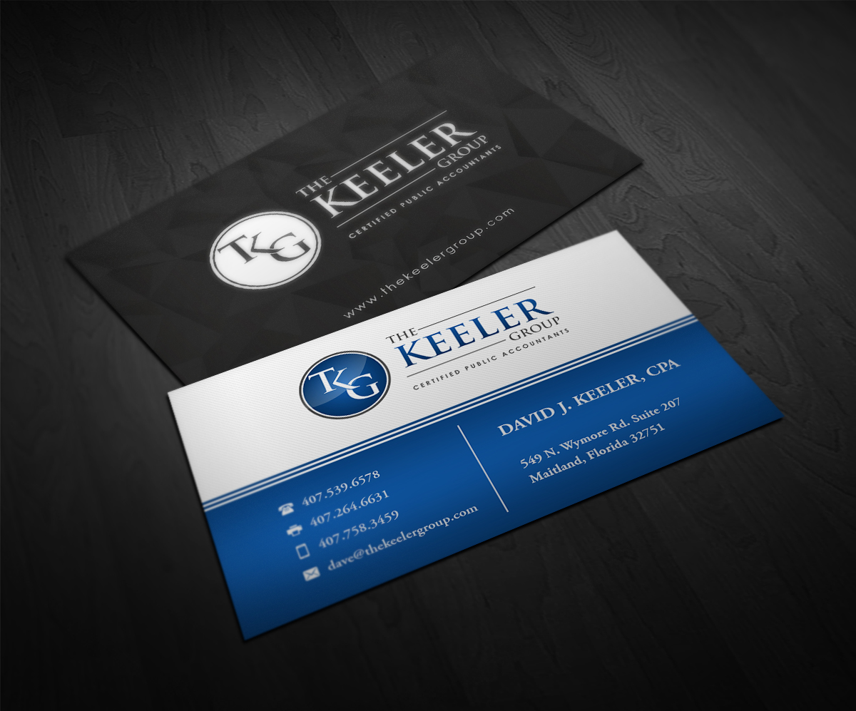 Diseño de Tarjeta de Presentación por Pointless Pixels India para The Keeler Group | Diseño #15411261