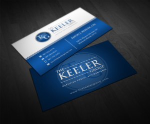 Visitenkarten-Design von Pointless Pixels India für The Keeler Group | Design: #15411262