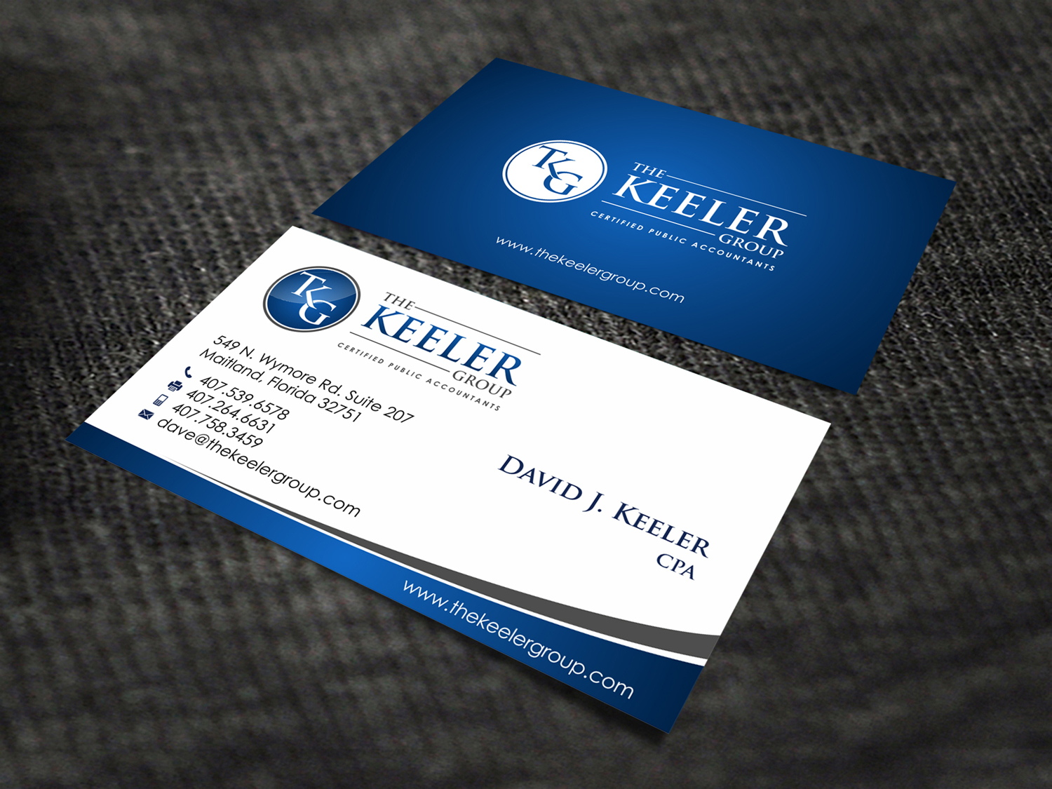 Diseño de Tarjeta de Presentación por SKYdesign para The Keeler Group | Diseño #15418367