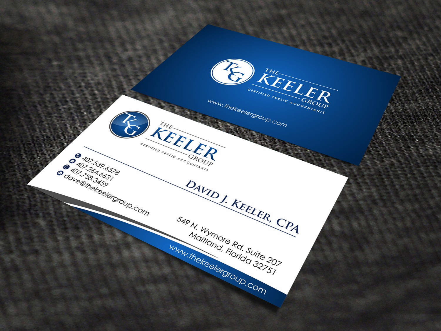 Diseño de Tarjeta de Presentación por SKYdesign para The Keeler Group | Diseño #15418369