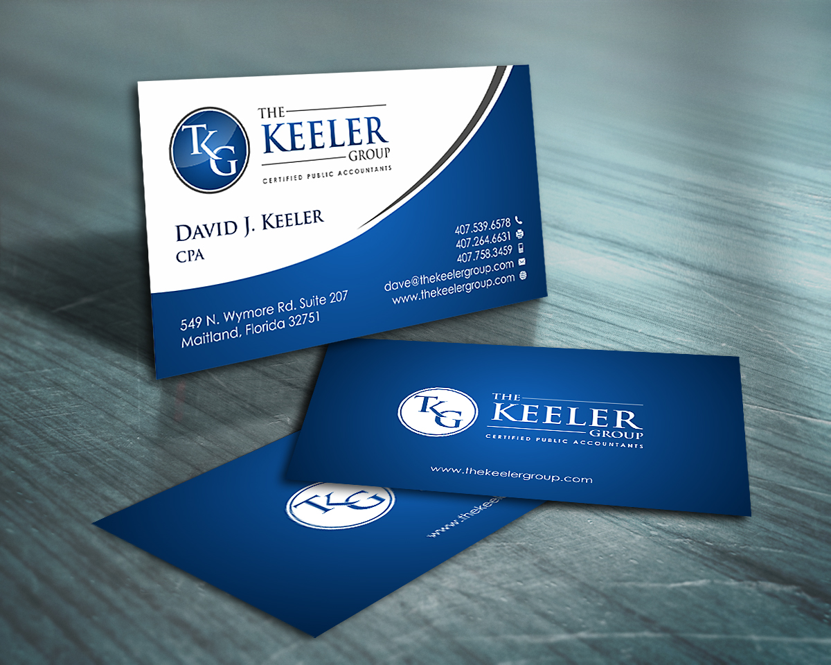 Diseño de Tarjeta de Presentación por SKYdesign para The Keeler Group | Diseño #15418370