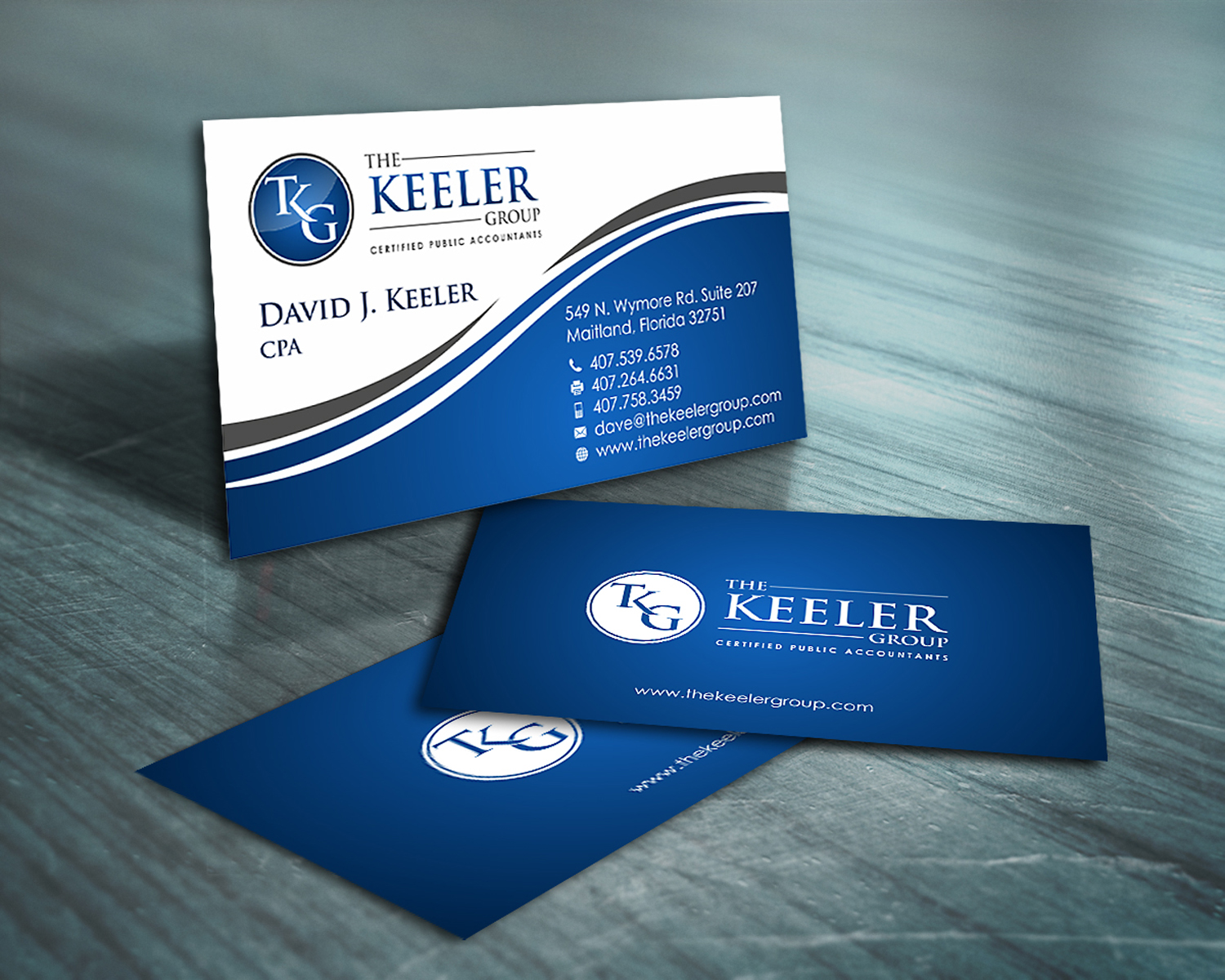Diseño de Tarjeta de Presentación por SKYdesign para The Keeler Group | Diseño #15418380