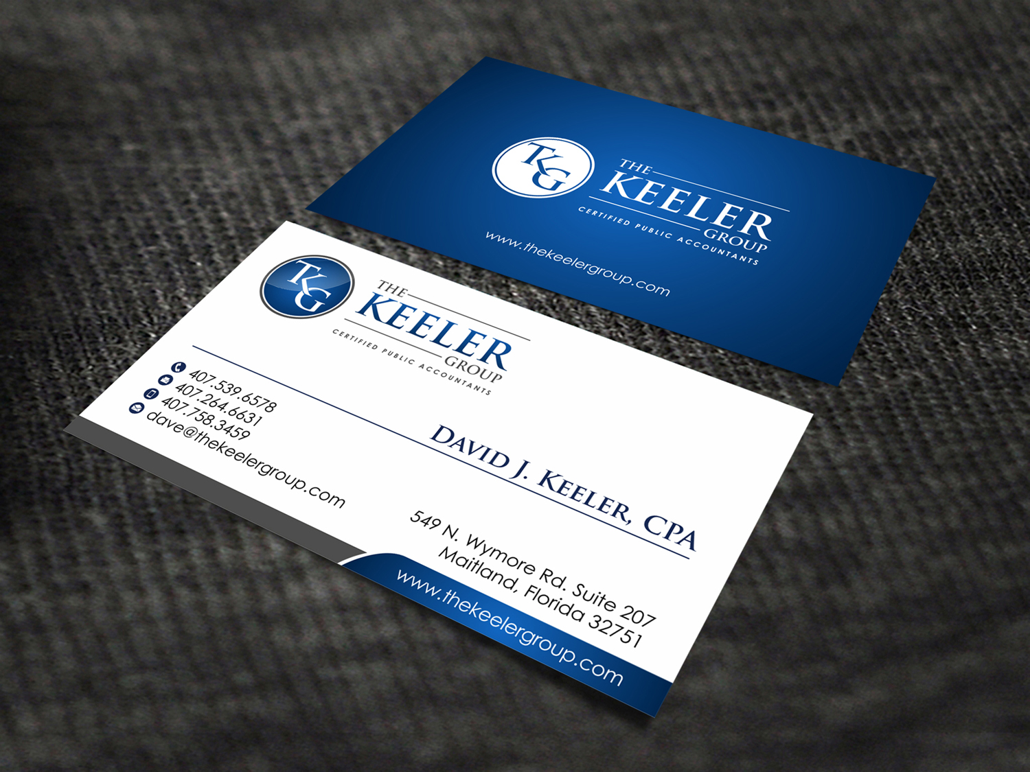 Diseño de Tarjeta de Presentación por SKYdesign para The Keeler Group | Diseño #15418381