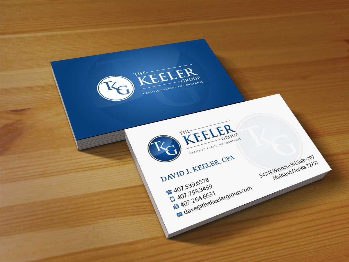 Business Card Design by Creations Box 2015 for The Keeler Group | Design #15419499