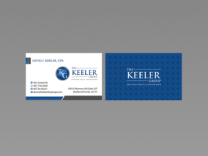 Design de Carte de Visite par Creations Box 2015 pour The Keeler Group | Design : #15419501