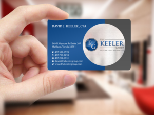 Design de Carte de Visite par Creations Box 2015 pour The Keeler Group | Design : #15419503