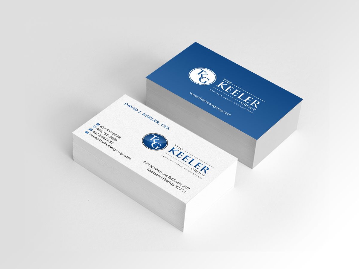 Visitenkarten-Design von Creations Box 2015 für The Keeler Group | Design #15419504