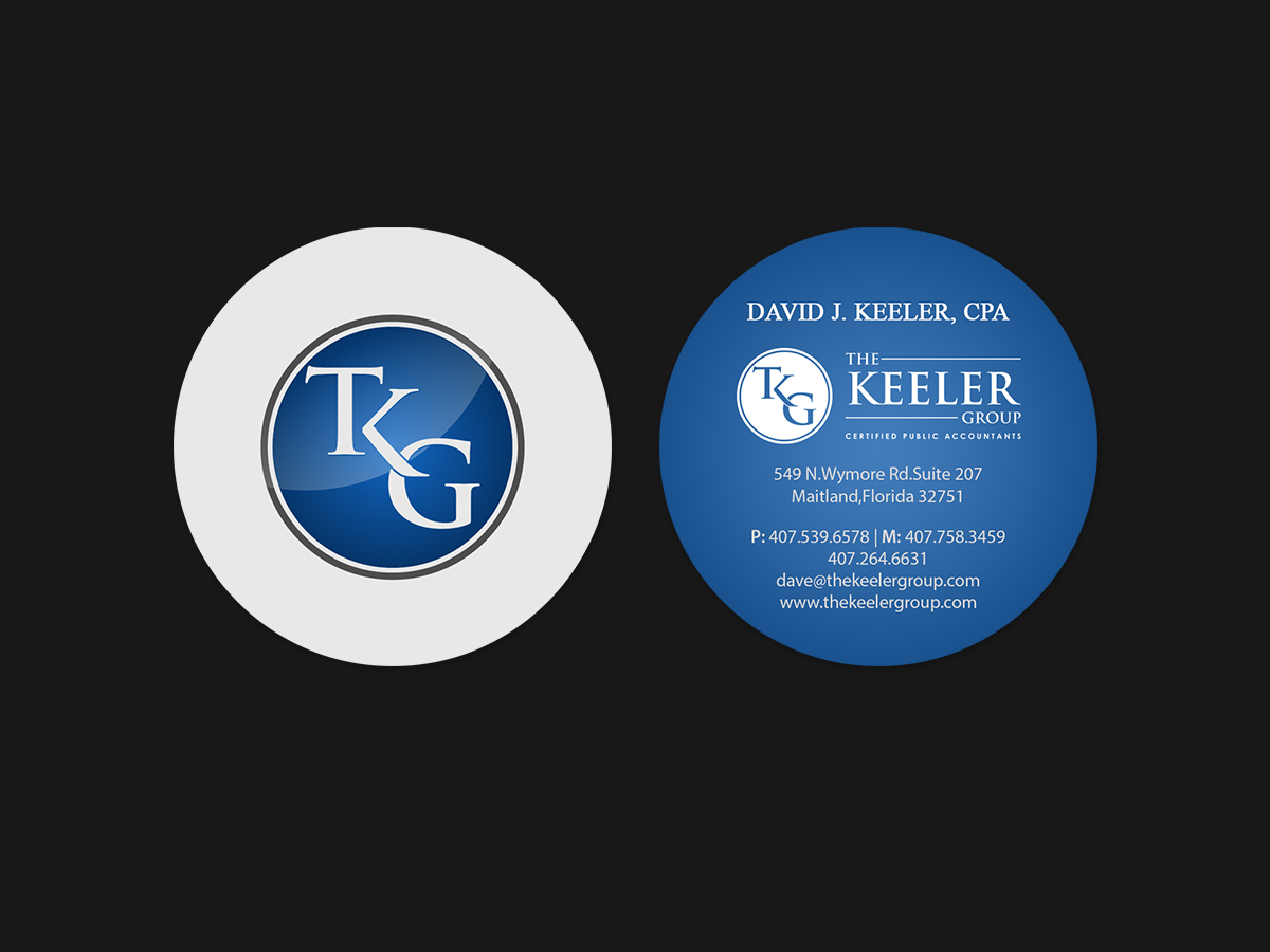 Visitenkarten-Design von Creations Box 2015 für The Keeler Group | Design #15419598