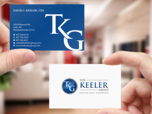 Design de Carte de Visite par Creations Box 2015 pour The Keeler Group | Design : #15419603
