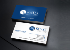 Design de Carte de Visite par Creations Box 2015 pour The Keeler Group | Design : #15461245