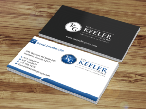 Design de Carte de Visite par Creations Box 2015 pour The Keeler Group | Design : #15461248