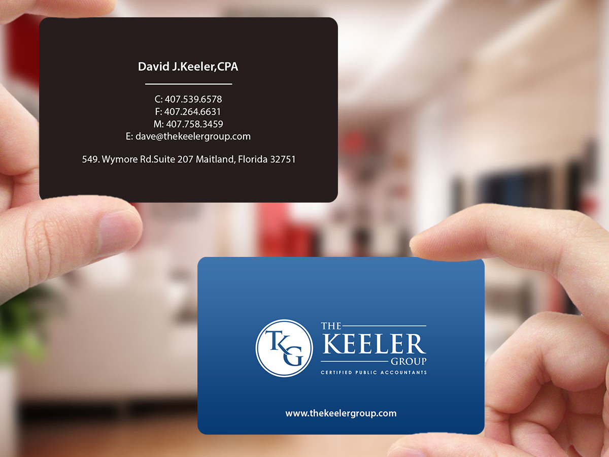 Business Card Design by Creations Box 2015 for The Keeler Group | Design #15461261