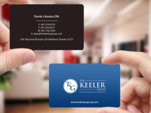 Diseño de Tarjeta de Presentación por Creations Box 2015 para The Keeler Group | Diseño: #15461261