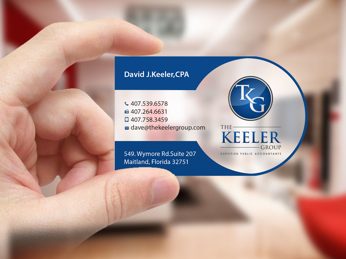 Business Card Design by Creations Box 2015 for The Keeler Group | Design #15461262