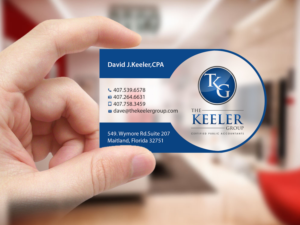 Diseño de Tarjeta de Presentación por Creations Box 2015 para The Keeler Group | Diseño: #15461262