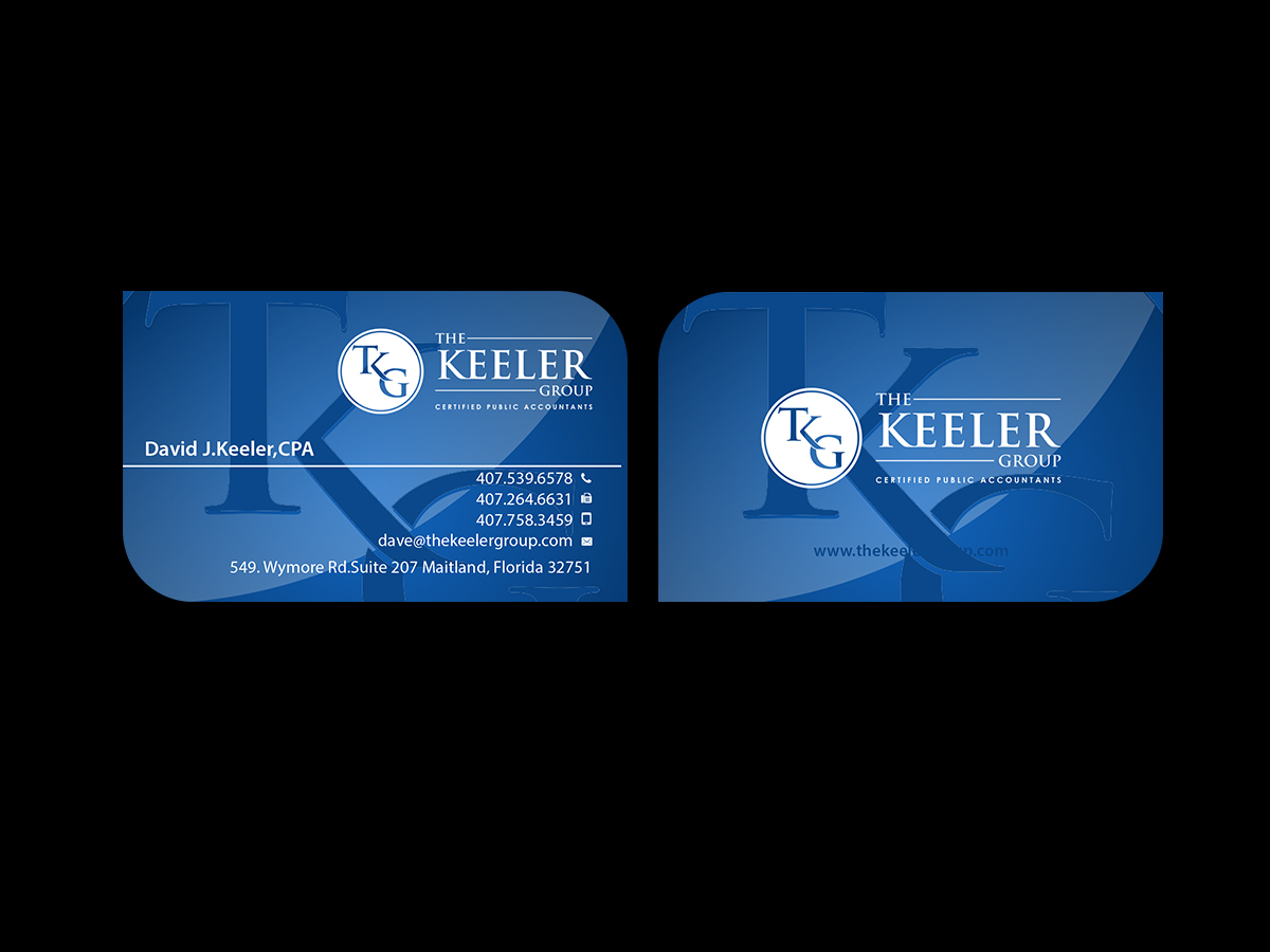 Business Card Design by Creations Box 2015 for The Keeler Group | Design #15461263