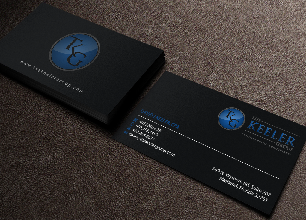 Business Card Design by Brand aid for The Keeler Group | Design #15416199