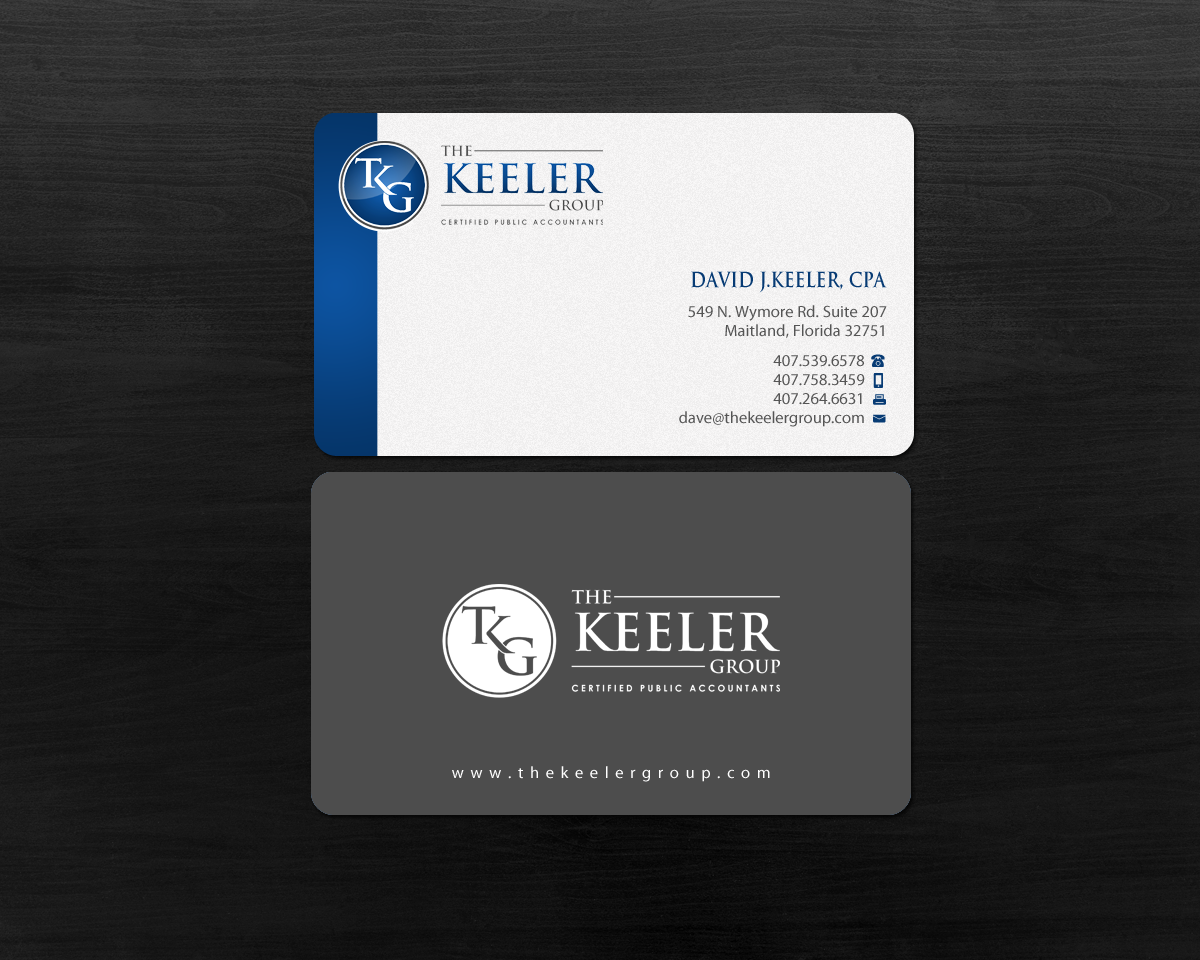 Diseño de Tarjeta de Presentación por Brand aid para The Keeler Group | Diseño #15416395
