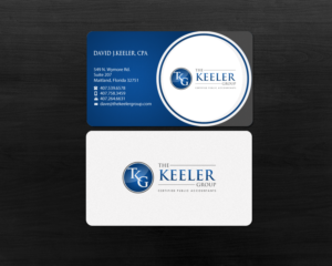 Visitenkarten-Design von Brand aid für The Keeler Group | Design: #15416403
