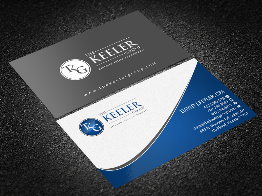 Business Card Design by Brand aid for The Keeler Group | Design #15416405