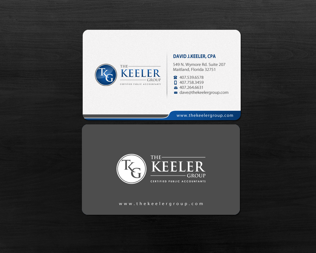 Business Card Design by Brand aid for The Keeler Group | Design #15416408