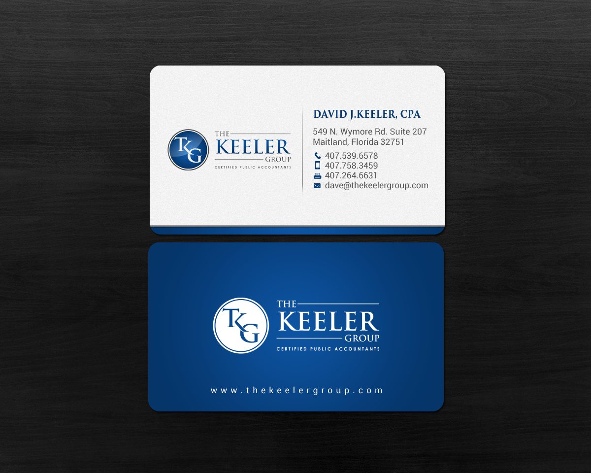 Business Card Design by chandrayaan.creative for The Keeler Group | Design #15413045