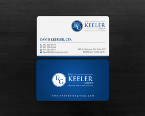 Design de Carte de Visite par chandrayaan.creative pour The Keeler Group | Design : #15413046