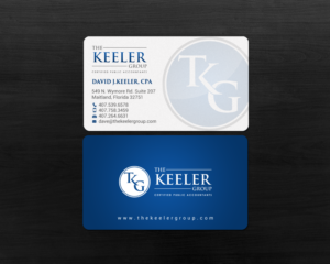 Design de Carte de Visite par chandrayaan.creative pour The Keeler Group | Design : #15413047