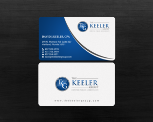 Design de Carte de Visite par chandrayaan.creative pour The Keeler Group | Design : #15413049