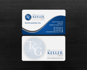 Design de Carte de Visite par chandrayaan.creative pour The Keeler Group | Design : #15413152