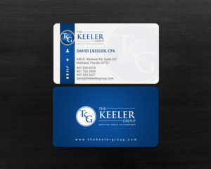 Design de Carte de Visite par chandrayaan.creative pour The Keeler Group | Design : #15413160