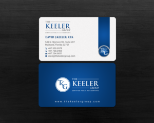Design de Carte de Visite par chandrayaan.creative pour The Keeler Group | Design : #15414185