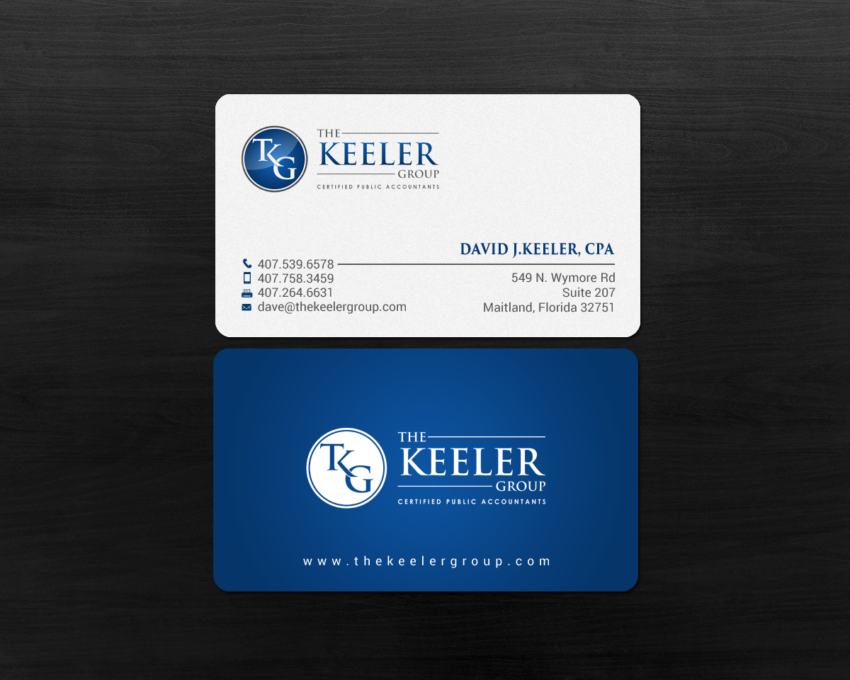 Design de Carte de Visite par chandrayaan.creative pour The Keeler Group | Design #15415798