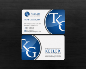Visitenkarten-Design von chandrayaan.creative für The Keeler Group | Design: #15415800