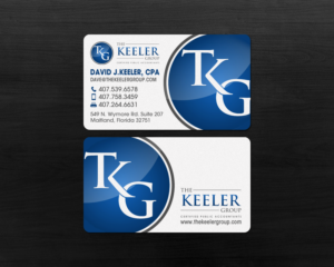 Design de Carte de Visite par chandrayaan.creative pour The Keeler Group | Design : #15428899