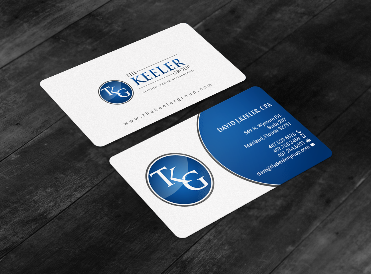 Design de Carte de Visite par chandrayaan.creative pour The Keeler Group | Design #15428900